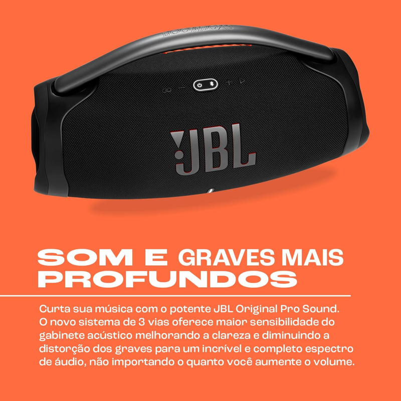 Subwoofer redesenhado — graves mais profundos